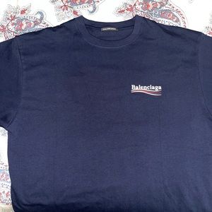 Balenciaga Campaign blue Tee. Size M